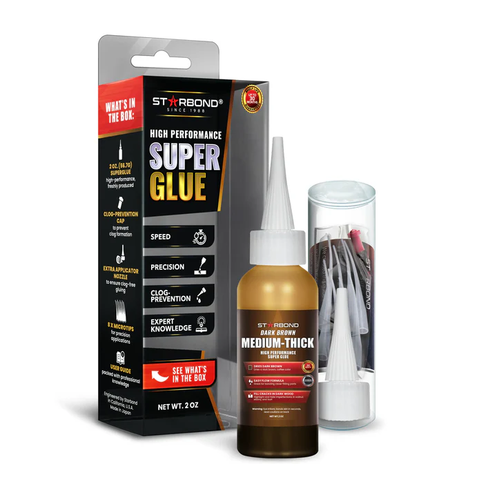 STARBOND - Dark Brown Medium-Thick CA Glue
