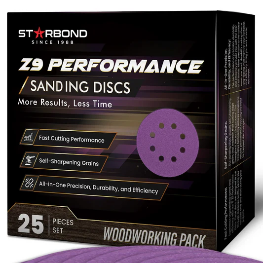 Starbond - Z9 Performance Sanding Discs (5 Inch 8 Holes)