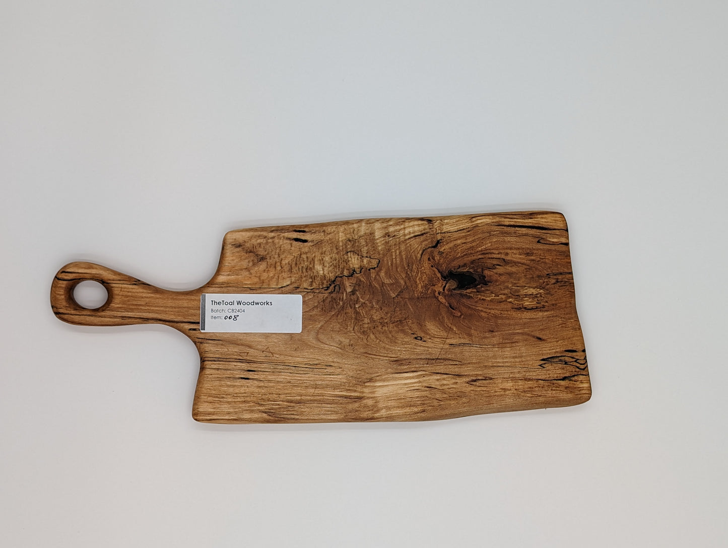 Natural Wood Charcuterie Board / Cutting Board - MED