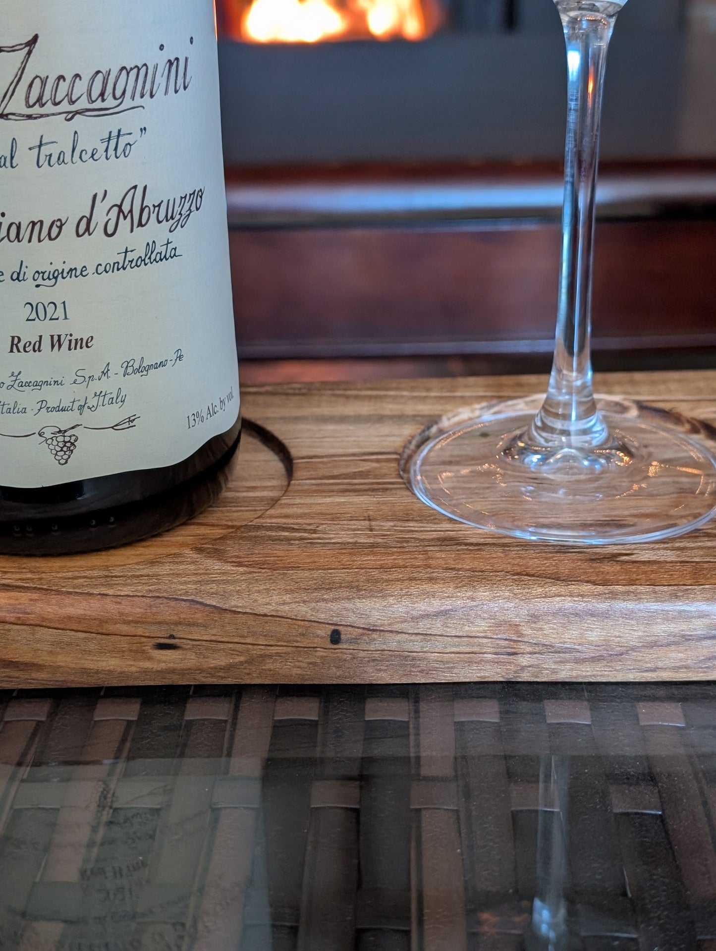 Drinks Bottle and Glass Stand - 3 Hole Version