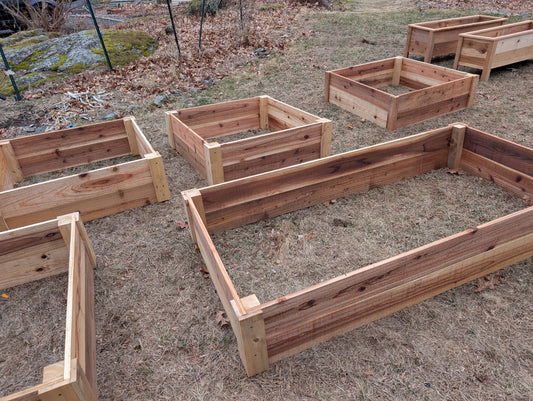 Cedar Inground Raised Planting Beds
