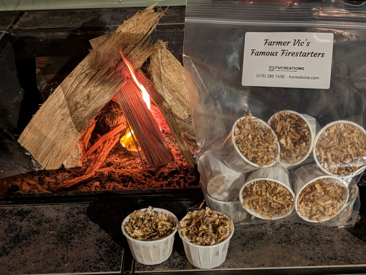 Farmer Vic's Famous Fire Starters